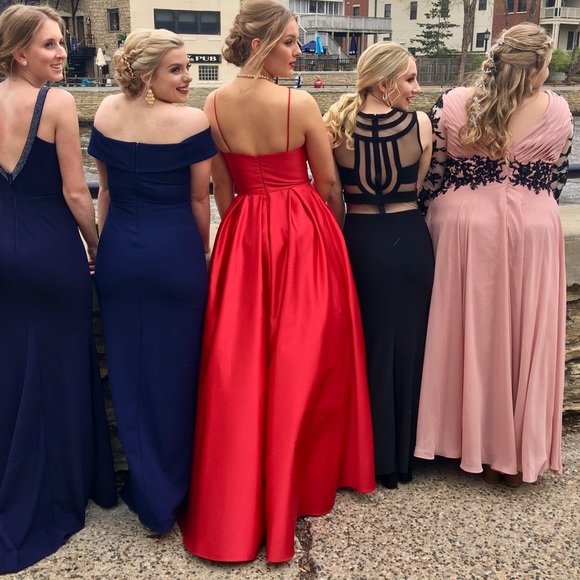 This is a Betsy and Adam prom dress - Picture 2 of 2